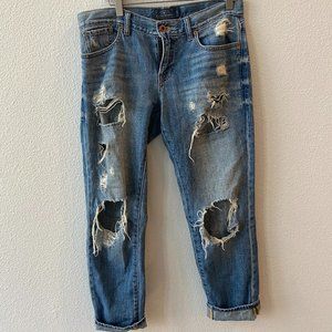 Ripped Boyfriend Jeans